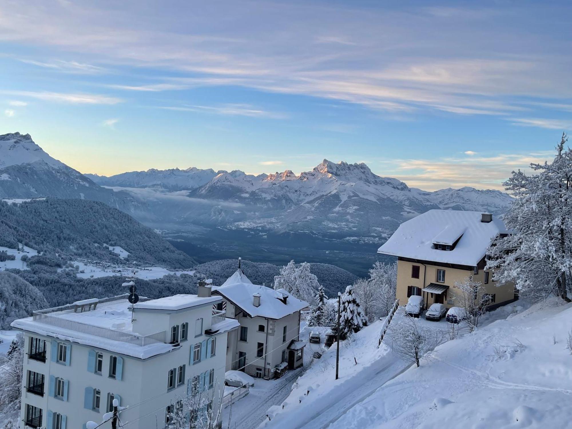 Charmant Appartement Au Vagabond Leysin Dış mekan fotoğraf
