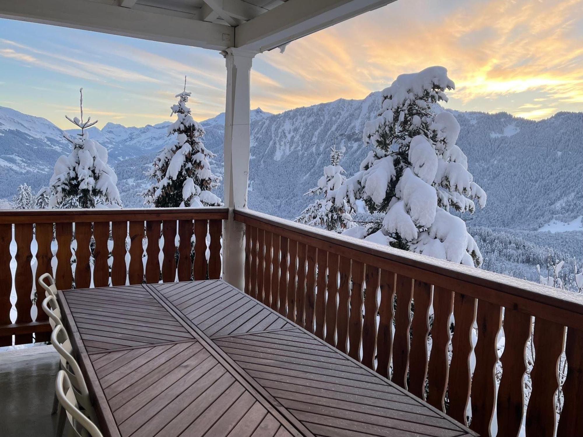 Charmant Appartement Au Vagabond Leysin Dış mekan fotoğraf